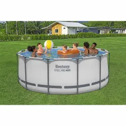 Ideal garden frame pool 366 x 122 cm for relaxation and fun