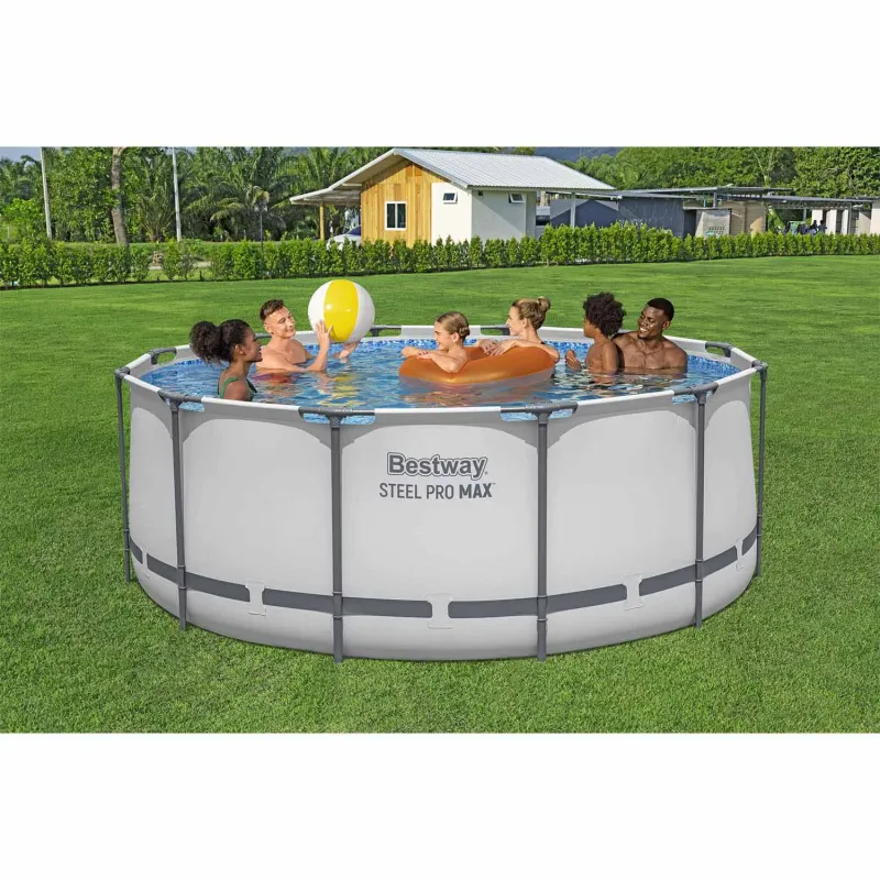 Ideal garden frame pool 366 x 122 cm for relaxation and fun