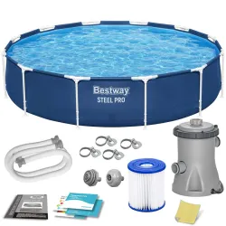Bestway 56681 Garden Frame Pool 366 x 76 cm 7-in-1 Set