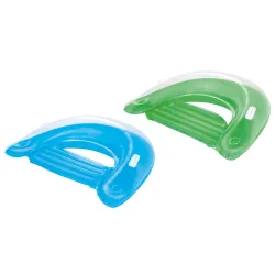 Bestway 43118 Inflatable Swimming Chair with Arm Bands and Drink Holders 152 x 99 cm Green