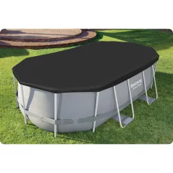 Material of Bestway 58425 pool cover, UV-resistant for enhanced durability