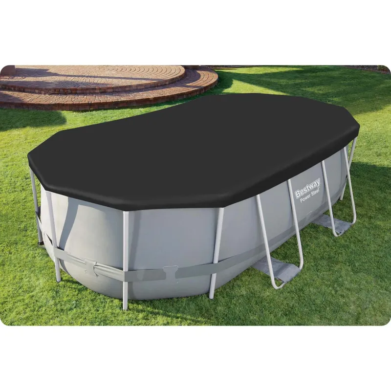 Material of Bestway 58425 pool cover, UV-resistant for enhanced durability