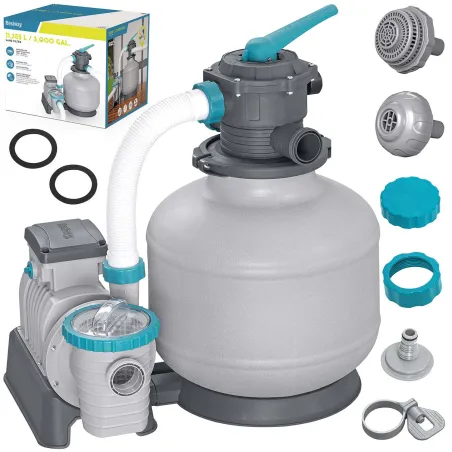 Bestway 58486 sand pump for pools with a capacity of 11355 L/h