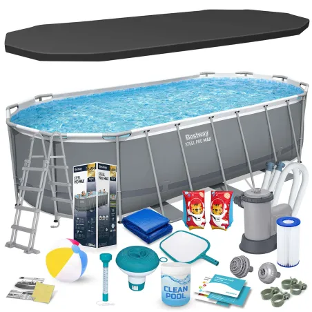Garden frame pool 549 x 274 x 122 cm, perfect for outdoor fun, 17in1 Bestway 56710
