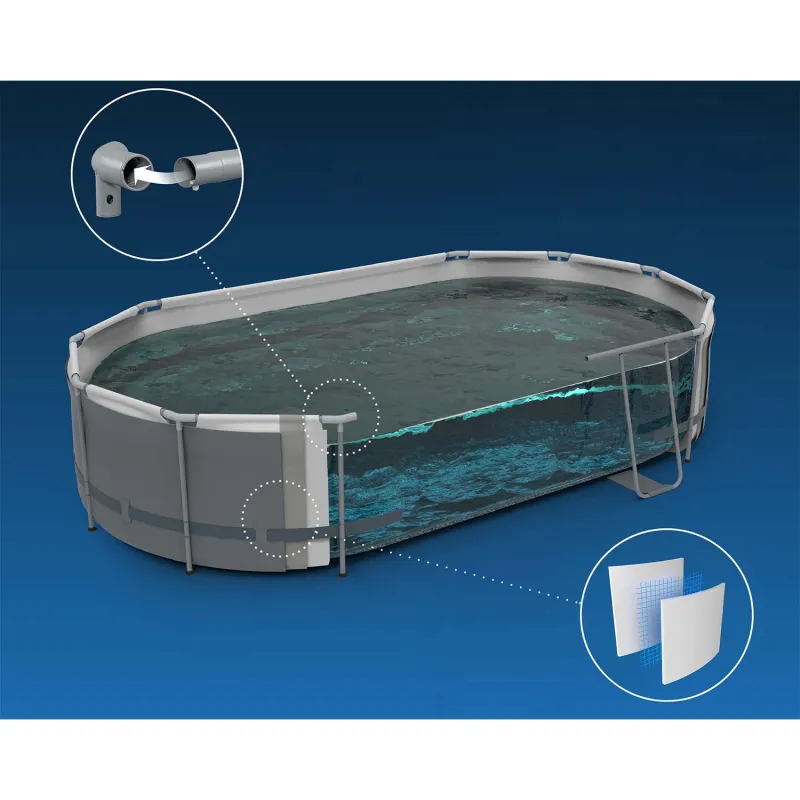 Durable garden frame pool 549 x 274 x 122 cm, perfect for outdoor use