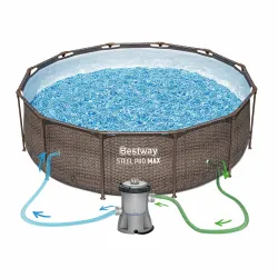 Perfect garden pool for summer days 366 x 100 cm