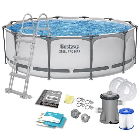 10-in-1 frame pool 366 x 100 cm, perfect for summer fun in the garden