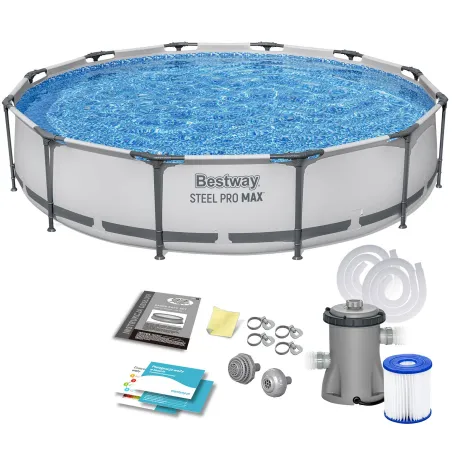 Garden frame pool 366 x 76 cm 9-in-1, perfect for outdoor fun