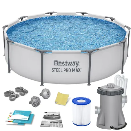 305 x 76 cm frame pool, 9-in-1 set for outdoor use