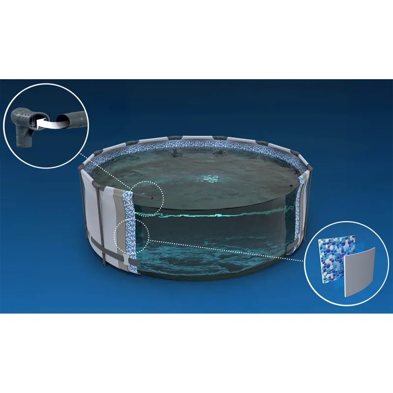 Durable frame pool, easy to assemble, 305 x 76 cm