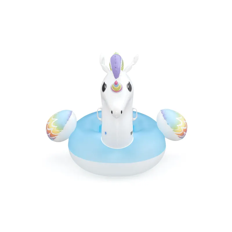 Inflatable unicorn 155 x 119 cm, great fun for kids in the garden