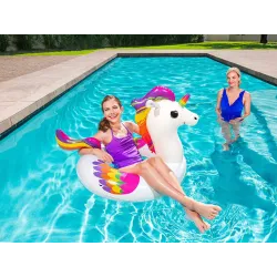 Colourful unicorn swimming ring for kids