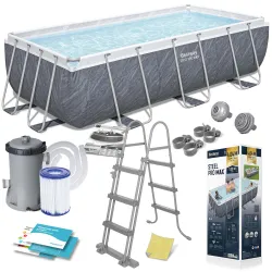 Bestway 404 x 201 x 100 cm garden frame pool 11-in-1 56721