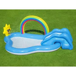 Durable inflatable playhouse made of safe materials for children