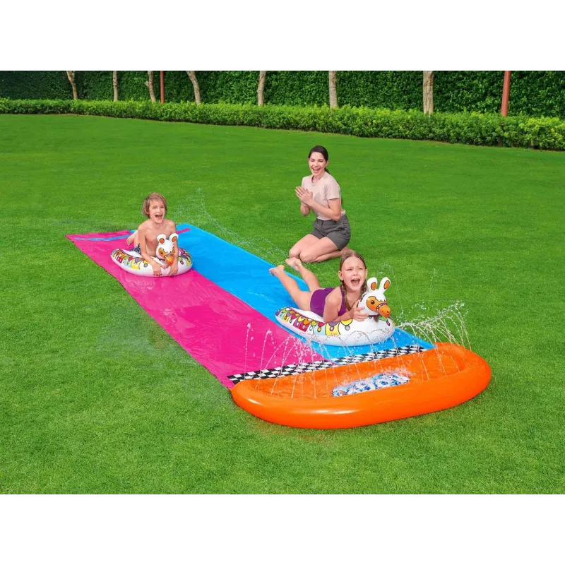 Colorful Bestway 52320 water slide, great for outdoor playtime