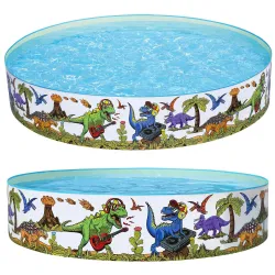 Dinosaurs garden pool 244x46cm, perfect for outdoor fun in the summer