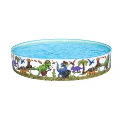 Dinosaurs garden pool 244x46cm, colorful and fun for kids