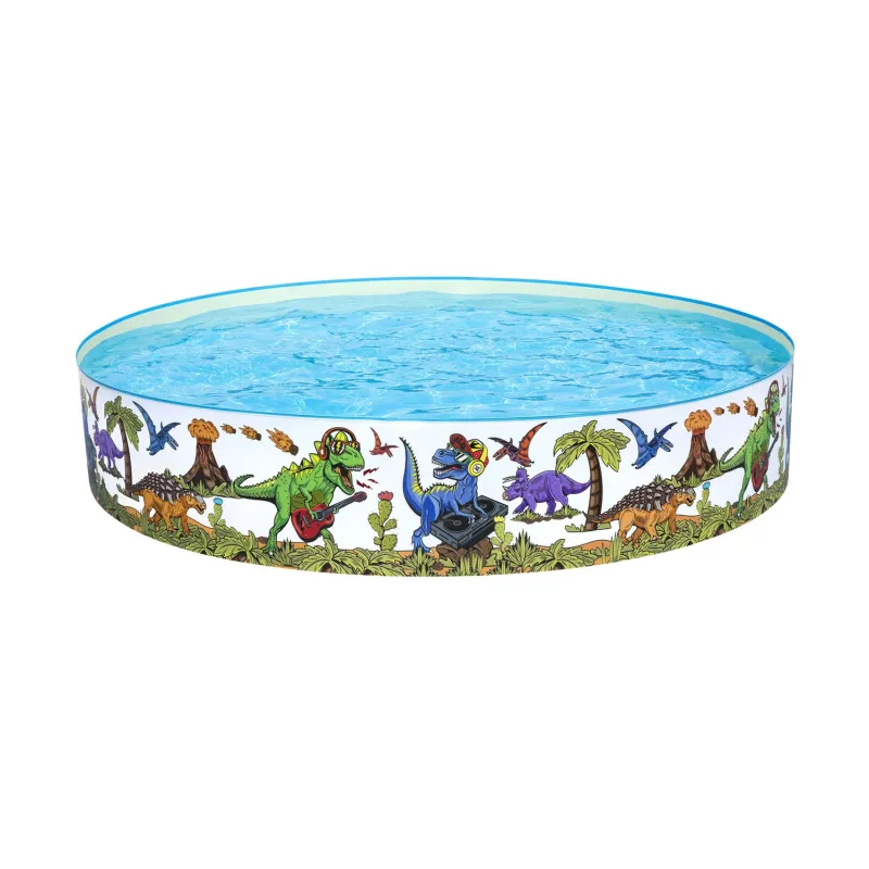 Dinosaurs garden pool 244x46cm, colorful and fun for kids
