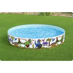 Dinosaurs garden pool 244x46cm, perfect for little dinosaur lovers