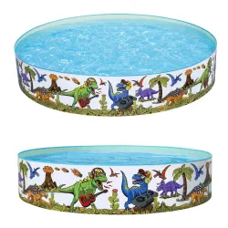 Dinosaur Inflatable Children's Pool 183 x 38 cm Bestway 55022