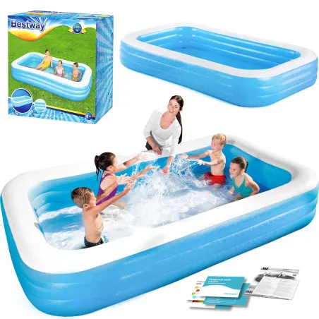 Inflatable pool for kids 305 x 183 x 56 cm, perfect for summer fun