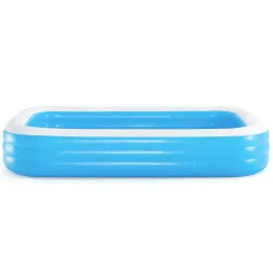 Easy-to-use inflatable pool, great for summer parties for kids