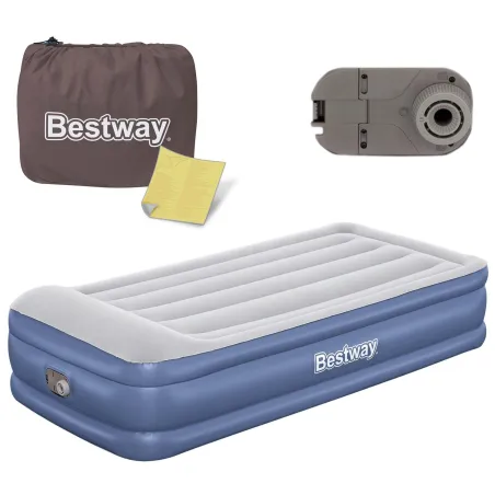 Double inflatable airbed 191x97x46 cm with electric pump Bestway 67628