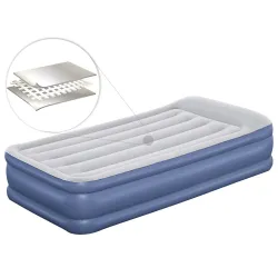 Comfortable inflatable airbed for two, perfect for overnight stays