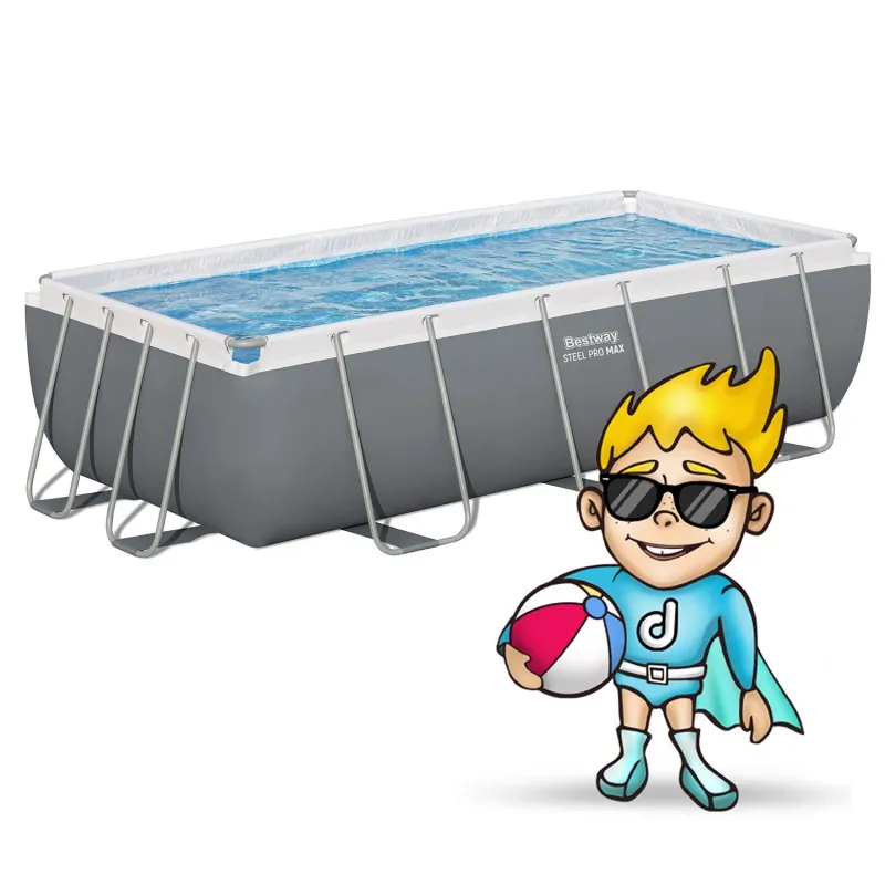 Frame pool 404 x 201 x 100 cm, great for family gatherings
