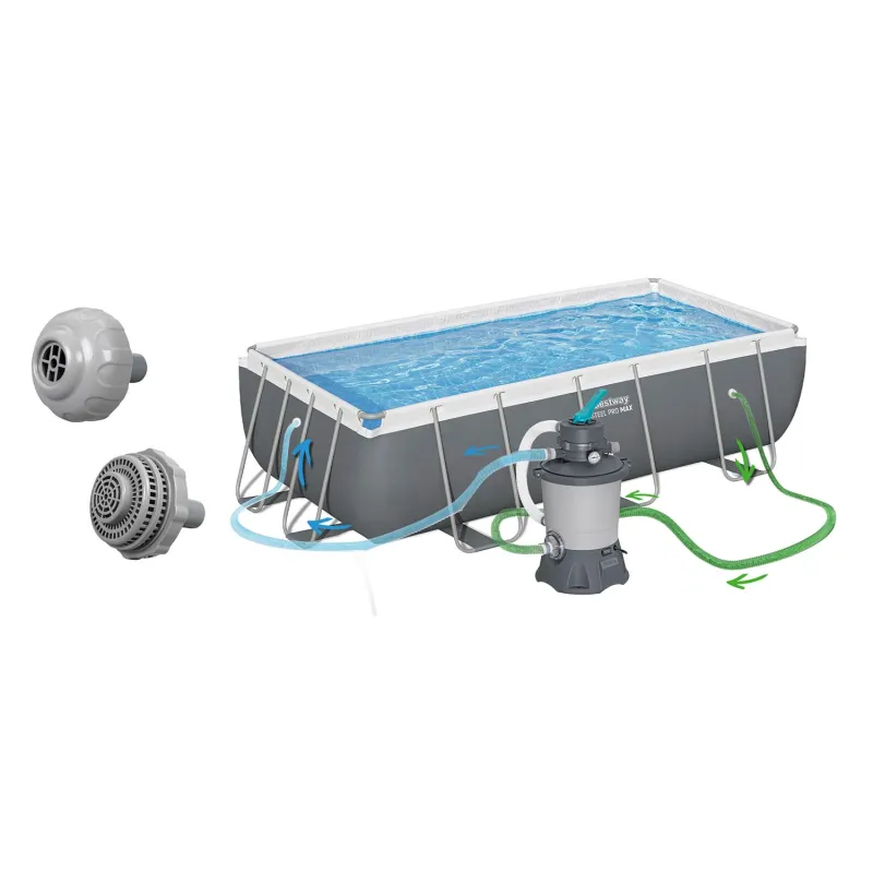 Frame pool 404 x 201 x 100 cm, great for kids on hot days