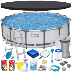 18in1 frame pool 457 x 107 cm, perfect for summer fun in the garden
