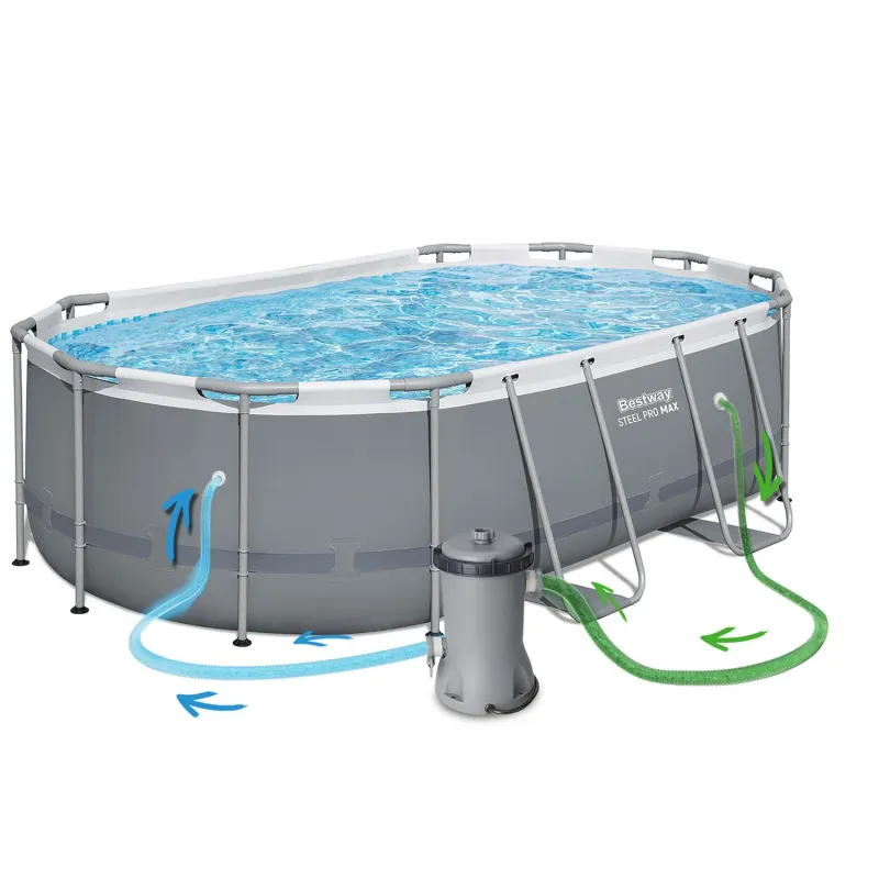 Durable garden frame pool 427 x 250 x 100 cm 11in1 Bestway 56620