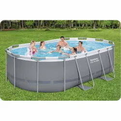 Perfect garden frame pool 427 x 250 x 100 cm 11in1 Bestway 56620