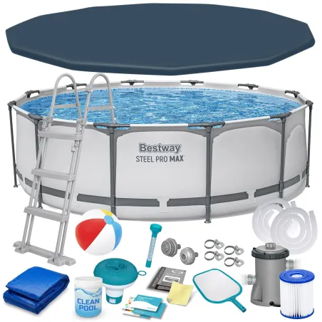 17-in-1 Garden Frame Pool 366 x 100 cm, perfect for summer fun