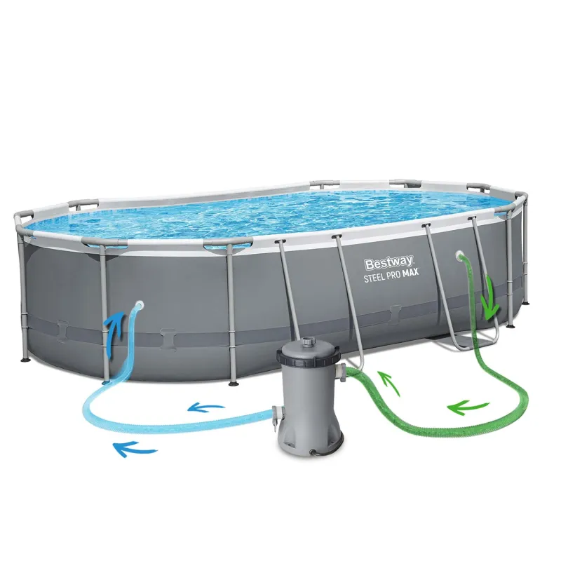 Durable material Bestway 56448 Frame Pool 488 x 305 x 107 cm