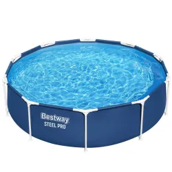 Durable material garden frame pool 305 x 76 cm 8-in-1, resistant to damage