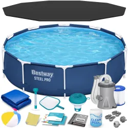 16-in-1 garden frame pool 305 x 76 cm, durable structure for outdoor fun