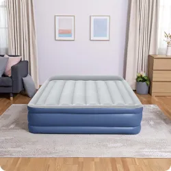 Double inflatable airbed, perfect for summer evenings in the garden or outdoor use