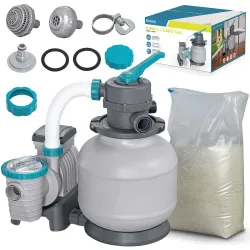 Sand Pump 6056 l/h + 25kg Sand Bestway 58497