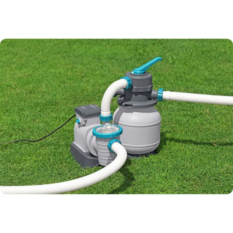 Pool pump with 25kg sand, excellent for water filtration