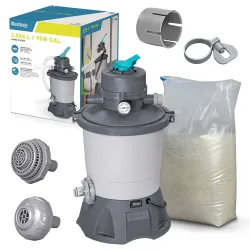 Sand Pump 3596 l/h + 25kg Sand Bestway 58515