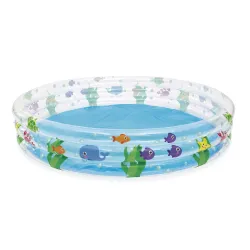 Inflatable baby pool 183 x 33 cm, perfect for summer fun in the garden
