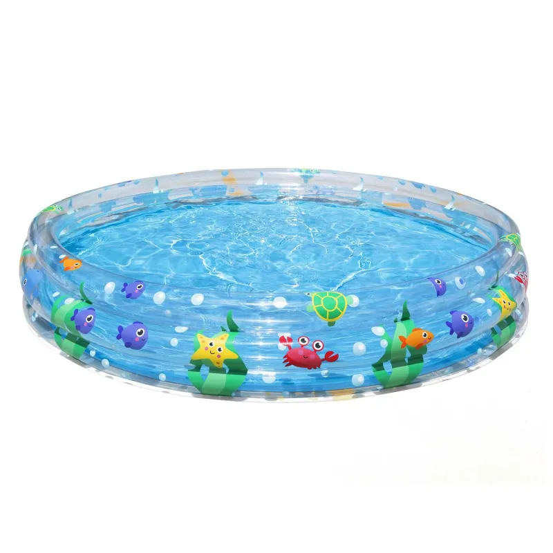 Durable inflatable pool made from safe materials for children