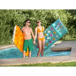 Swimming airbed 188 x 71 cm Bestway 43014, blue, perfect for relaxing by the pool