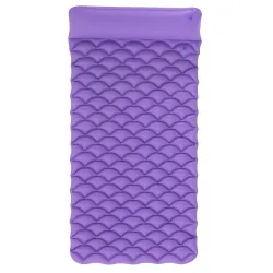 Stylish purple Float n Roll beach airbed, perfect for summer outings