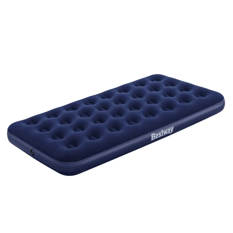 Inflatable airbed with pump, perfect for travel or camping
