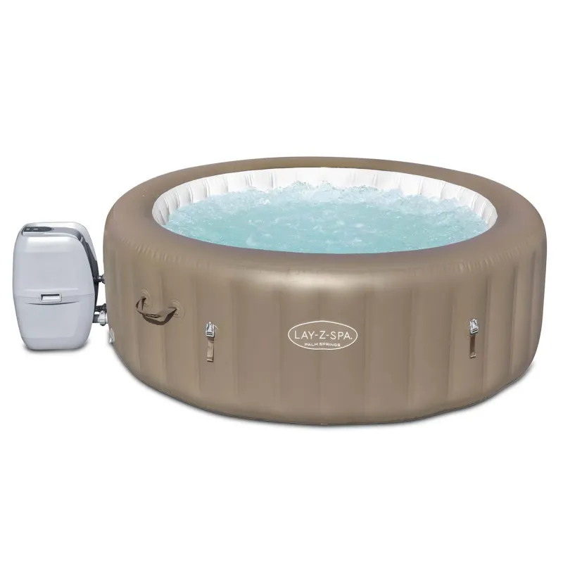 Inflatable SPA Lay-Z Palm Springs in stylish design, perfect for the garden