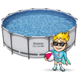 Durable base for 12-in-1 garden frame pool 427 x 122 cm