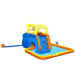 Mega Park inflatable playground, great for kids' garden play