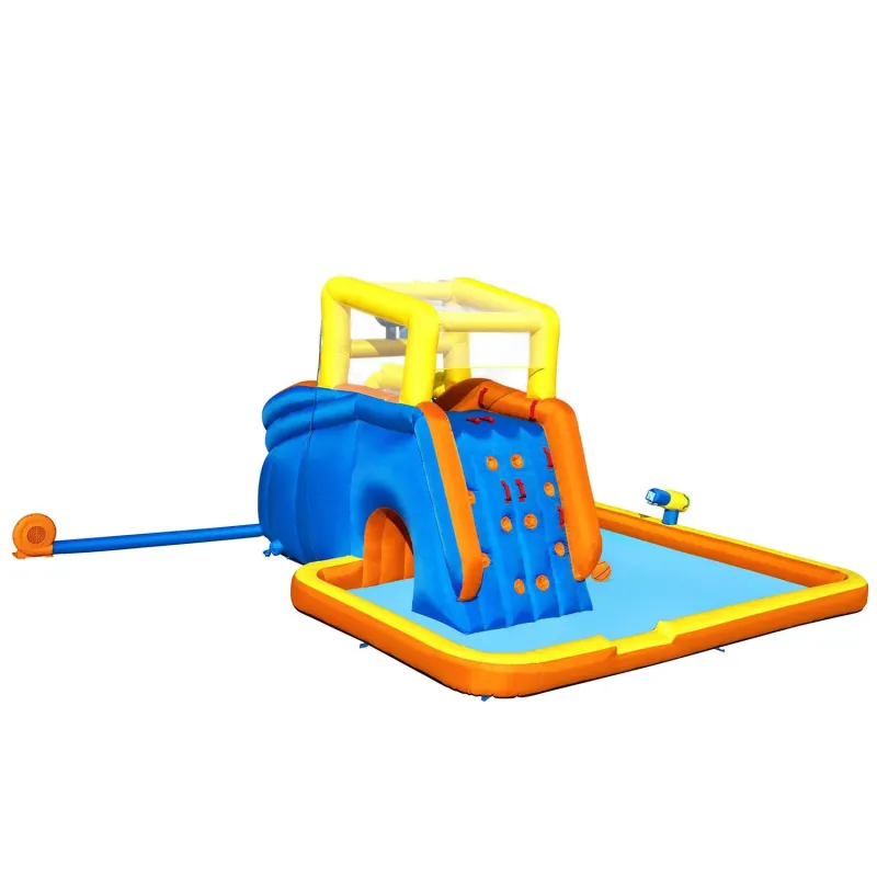 Mega Park inflatable playground, great for kids' garden play